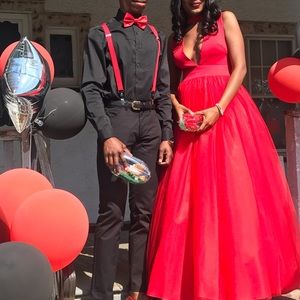 Red Prom Dress excellent condition